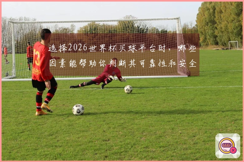 选择2026世界杯买球平台时，哪些因素能帮助你判断其可靠性和安全性？